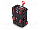 Toolbox; 546x380x407mm; polymer; X BLOCK LOG; IP55