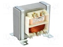 Transformer: mains; 20VA; 230VAC; 7.5V; 7.5V; 1.4A; 1.4A; IP00