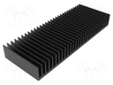 Heatsink: extruded; grilled; black; L: 75mm; W: 200mm; H: 25mm