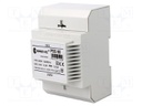 Transformer: safety; 60VA; 230VAC; 24V; IP30; Mounting: DIN; 1.1kg