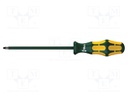 Screwdriver; insulated; square; #1; Blade length: 150mm; 1kVAC