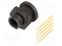 Connector: circular; Series: EN2; socket; male; soldering; PIN: 5; 3A