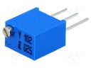 Potentiometer: mounting; multiturn; 1kΩ; 250mW; ±10%; linear