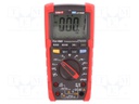 Digital multimeter; LCD (6000),bargraph,with a backlit; 0÷40°C