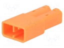 Wire-wire; push-in; 22AWG÷18AWG; 600V; 3A; for cable; plug; PIN: 2