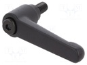 Lever; adjustable; Thread len: 16mm; Lever length: 63mm