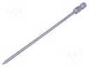 Screwdriver bit; Torx®; TX06; Overall len: 152mm