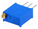 Potentiometer: mounting; multiturn; 20Ω; 500mW; THT; ±10%; linear