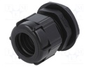 Cable gland; Mat: polyamide; black