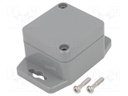 Enclosure: multipurpose; X: 50mm; Y: 52mm; Z: 35mm; with fixing lugs