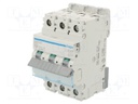 Circuit breaker; 230/400VAC; Inom: 25A; Poles: 3; DIN; Charact: B