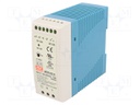 Power supply: switched-mode; 50W; 5VDC; 5÷6VDC; 10A; 85÷264VAC