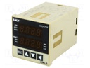 Counter: electronical; 2x LED; pulses; 9999; DPDT; IN 1: NPN,PNP