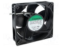 Fan: EC; axial; 230VAC; 120x120x38mm; 109.24m3/h; 31.4dBA; IP55