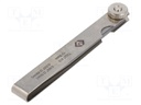 Feeler gauge; L: 100mm; W: 12mm