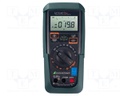 Digital multimeter; IR; LCD 4,75 digit,bargraph; True RMS; IP54