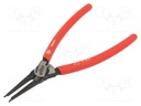 Pliers; internal circlip; Ring: external; Pliers len: 180mm