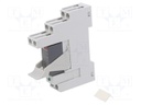 Relay: interface; DPDT; Ucoil: 24VDC; Mounting: DIN; Series: CR-P