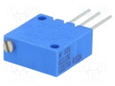 Potentiometer: mounting; vertical,multiturn; 100Ω; 0.75W; ±10%