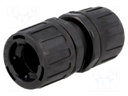 Connector; ØBraid : 16mm; polyamide; HelaGuard; -50÷135°C; IP66