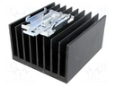 Heatsink: extruded; grilled; black; L: 110mm; W: 100mm; H: 60mm