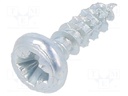 Screw; SPAX®; 3,5x12; Head: cheese head; Pozidriv; steel; zinc