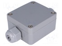 Enclosure: junction box; X: 58mm; Y: 64mm; Z: 34mm; polyamide; IP65