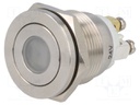 Switch: vandal resistant; Pos: 2; SPST-NO; 0.5A/220VAC; 2A/36VDC