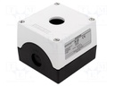 Enclosure: for remote controller; X: 85mm; Y: 85mm; Z: 64mm; plastic