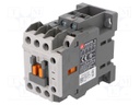 Contactor: 3-pole; NO x3; Auxiliary contacts: NO + NC; 230VAC; 9A