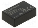 Isolated Board Mount DC/DC Converter, 1.5kV Isolation, ITE, 2 Output, 3 W, 15 V, 100 mA, -15 V