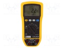 Digital multimeter; LCD 2x 6000,bargraph,with a backlit; 5x/s