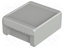 Enclosure: multipurpose; X: 125mm; Y: 151mm; Z: 60mm; BOCUBE; grey