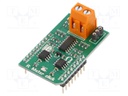 Click board; resistance meter; SPI; 74HC4053,MAX6106,MCP3201