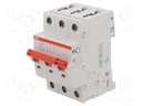 Switch-disconnector; Poles: 3; DIN; 50A; 400VAC; SD200; IP20