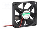 Fan: DC; axial; 12VDC; 70x70x15mm; 32.11m3/h; 21.5dBA; Vapo; 26AWG