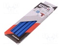 Hot melt glue; Ø: 11.2mm; blue; L: 200mm; Bonding: 20÷30s; 5pcs.