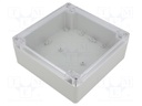 Enclosure: multipurpose; X: 150mm; Y: 150mm; Z: 60mm; ZP; ABS; gasket