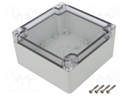 Enclosure: multipurpose; X: 120mm; Y: 120mm; Z: 60mm; ZP; light grey