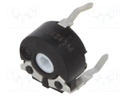 Potentiometer: mounting; single turn,horizontal; 470kΩ; 100mW