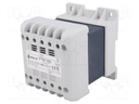 Transformer: mains; 100VA; 230VAC; 24V; Leads: terminal block; IP21