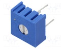 Potentiometer: mounting; single turn,horizontal; 500kΩ; 500mW