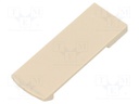 Clip; Colour: ivory; Series: CLIPS; 39x14x3mm