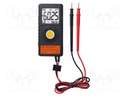 Digital multimeter; LCD (6000); VDC: 6V,60V,450V; 0÷40°C