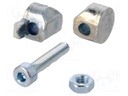 Mounting coupler; for profiles; Width of the groove: 5mm