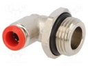 Push-in fitting; angled; 1/2"; -0.99÷20bar; 8mm