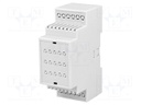 Enclosure: for DIN rail mounting; Y: 90mm; X: 35mm; Z: 62mm; ABS