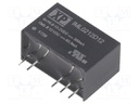 Converter: DC/DC; 2W; Uin: 10.8÷13.2V; Uout: 12VDC; Uout2: -12VDC