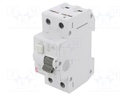 RCBO breaker; Inom: 25A; Ires: 30mA; Poles: 2; 230/400VAC; DIN; IP20