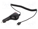 Automotive power supply; USB A socket,USB micro plug; black